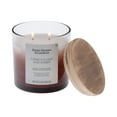 thumbnail image 4 of (4 pack) Better Homes and Gardens Tobacco Leaf and Amber Scented 2-Wick Ombre Jar Candle 12oz., 4 of 11