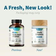 Snap Supplements Men's Daily Multivitamin with Vitamins and Minerals, 60 Capsules, Adult Dietary Supplement, Convenient Daily Capsule Formula, Designed for daily nutrition and energy support