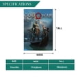 thumbnail image 3 of God of Wars -bandera de jardín temática. Regalo perfecto para fans, amigos y familiares, ideal para actividades al aire libre y decoración de fiestas.28CM*45CM, 3 of 5