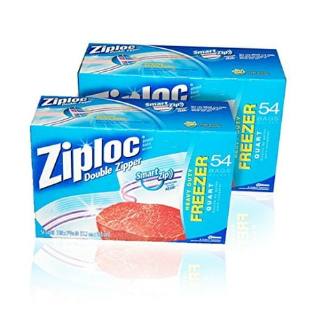 Ziploc Quart Freezer Bags - 108-Count - Walmart.com
