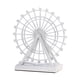 thumbnail image 1 of Figura Rueda Estatua Escultura Artesanía Modelo Rueda para Escritorio Cafetería Bar Turismo Blanco, 1 of 9