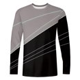 thumbnail image 4 of Men's T Shirt O-Neck Clothing Apparel Outdoor Long Sleeve Print Fashion Designer Vintage 2XL, 4 of 4