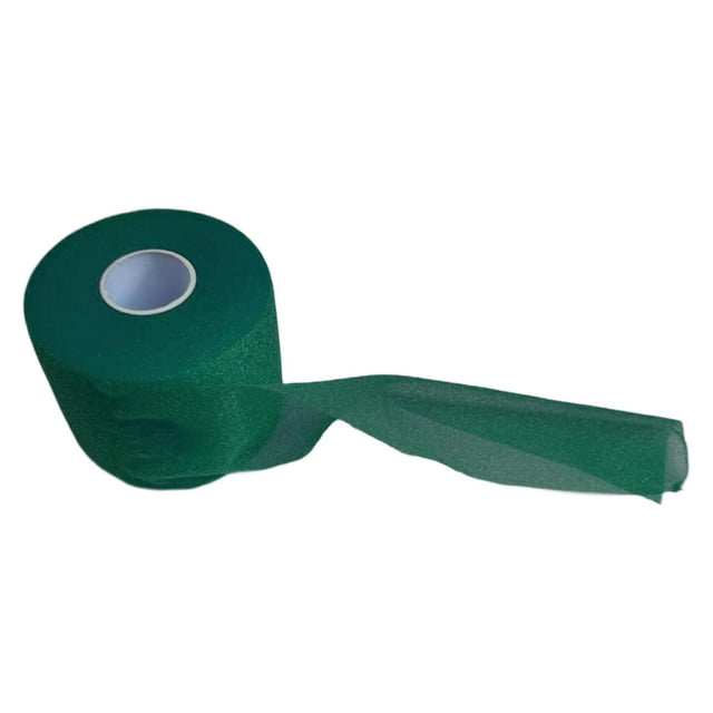 relayinert Badminton Grip Cushion Wrap 22 Yards Tennis Racket PU Backing Grip Tape Film Dark Green