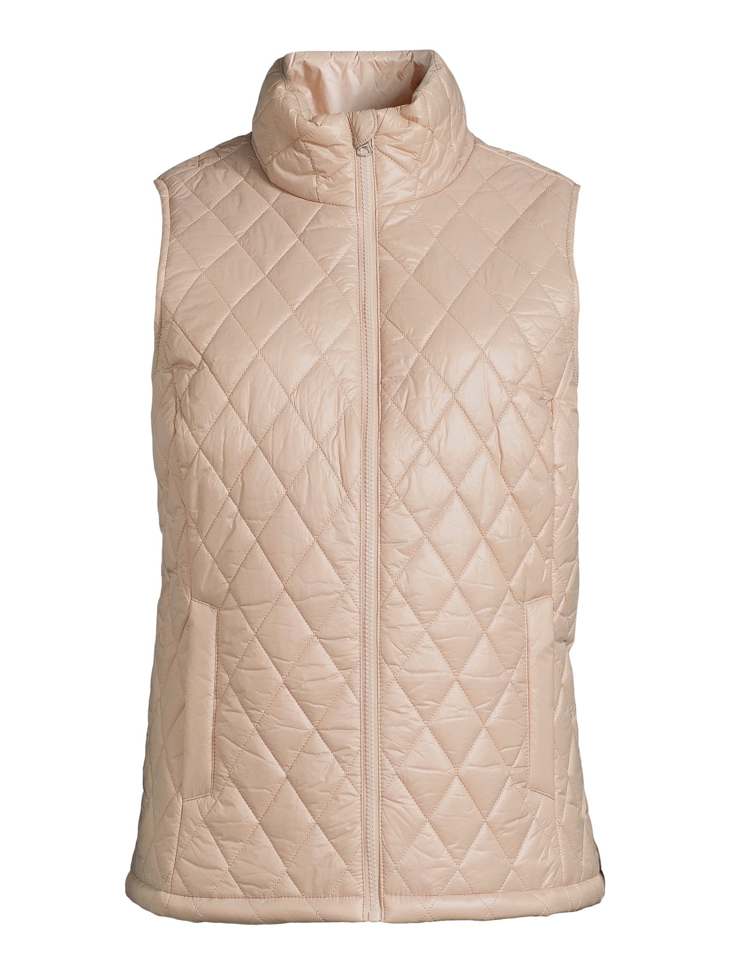 Time and Tru Women's Diamond Core Vest, Sizes XS-3X 