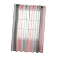 thumbnail image 2 of Cortina de ventana transparente con bolsillo para varilla, cortina de hilo, decoración elegante de estilo rústico. polvoriento un rosa, 2 of 9