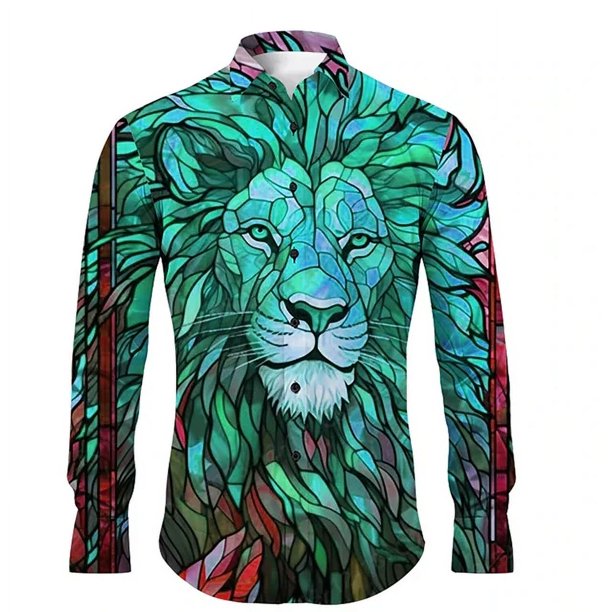 Camisas de hombre, camisas estampadas, camisas de cuello floral, camisas de manga larga, camisas estampadas de talla grande, camisas casuales de negocios para uso diario, camisas de manga larga