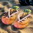 thumbnail image 5 of FUIALDOLG Women's Non-Slip Casual Arch Support Flip Flops Comfortable Summer Beach Thong Sandals, 5 of 9