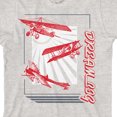thumbnail image 2 of Planes Dream Big Youth Oatmeal Heather Short Sleeve Crew Neck Tee-Medium, 2 of 3