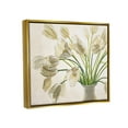 thumbnail image 5 of Stupell Industries Tranquil White Tulip Bouquet in Country Vase Metallic Gold Framed Floating Canvas Wall Art, 24x30, by Eva Barberini, 5 of 5