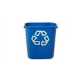 thumbnail image 2 of Rubbermaid Commercial Products FG295773BLUE Deskside Recycling Container, 10 Gallon/41 QT, Blue, 2 of 2
