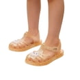 thumbnail image 4 of Abomasnow Boys and Girls Glitter Closed Toe Fisherman Sandals Adjustable Buckle Ankle Strap Waterproof Summer Water Shoes, 4 of 6