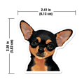 thumbnail image 4 of WIRESTER 2pcs Acrylic Fridge Magnet for Home Office Classroom Acrylic Magnets to Stick on Computer, Fridge, Dryer, Lockers - Black Tan Chihuahua Dog & Fawn Chihuahua Dog, 4 of 7