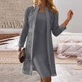 thumbnail image 2 of Lovzfmll Women's 2-Piece Set, Lace Hollow Out Cardigan & Sleeveless Dress, 2025 Trendy Matching Outfit, 2 of 5