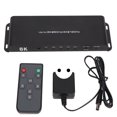 thumbnail image 1 of Conmutador HD 8K 4 en 1 salida 40Gbps 8K 60Hz 4K 120Hz Control remoto conmutador Multimedia HD para proyector PC 100-240V enchufe de la UE, 1 of 5