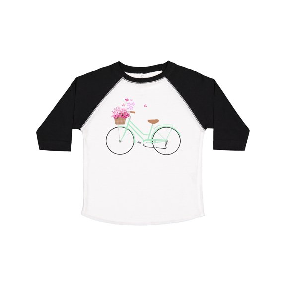 Inktastic Floral Bike Boys or Girls Toddler T-Shirt