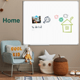 thumbnail image 3 of Lockways Dry Erase Board 35" x 23", Magnetic Whiteboard for Wall, Aluminium Frame Wall mounted Whiteboard for Home, School, Office, 3 of 8