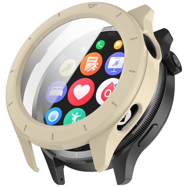 Protection Intégrée Compatible avec Montre Intelligente PC + Étui en Verre Trempé avec Protection d'Écran
