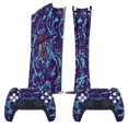 thumbnail image 2 of Cross Blue Rose PS5/PS5 Slim Digital Disc Skin Sticker For Console And Controller Skins, 2 of 7