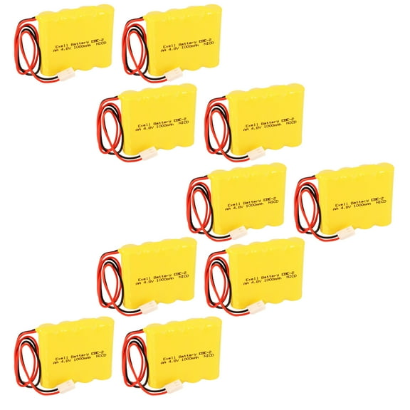 10pc Emergency Lighting Battery for Dual-Lite 12-790 0120790 NABC 721259000