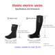 thumbnail image 3 of Medias Esquí Calcetines eléctricos Calcetín eléctrico de temperatura constante (barril largo negro), 3 of 6
