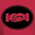 thumbnail image 3 of CafePress - Psi Upsilon Handshake T Shirt - Men's Classic Graphic Cotton T-Shirt, 3 of 4