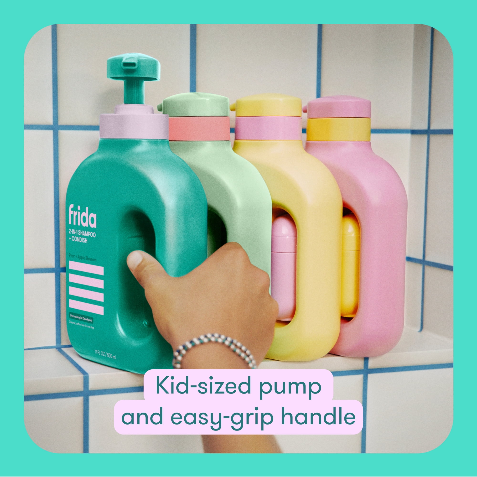 Frida for Kids 2-in-1 Shampoo & Conditioner for Kids, Hair Care, 17 fluid ounce