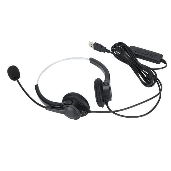 Headset, Noise Reduction USB Headset Precise Design Customer Service Chat for Call Center for Online Courses for Customer Service