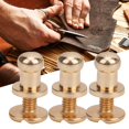 thumbnail image 2 of Herwey Rivet Vis, 20 Sets Vis Rivet Rivet Cuivre Tête Ronde Goujon Point Visser pour Bracelet Sac Vêtements Chaussures Ceinture Décoration, 2 of 8