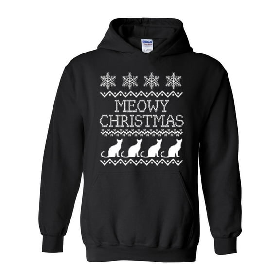 MmF - Women Sweatshirts and Hoodies - Christmas Kitten Meowy