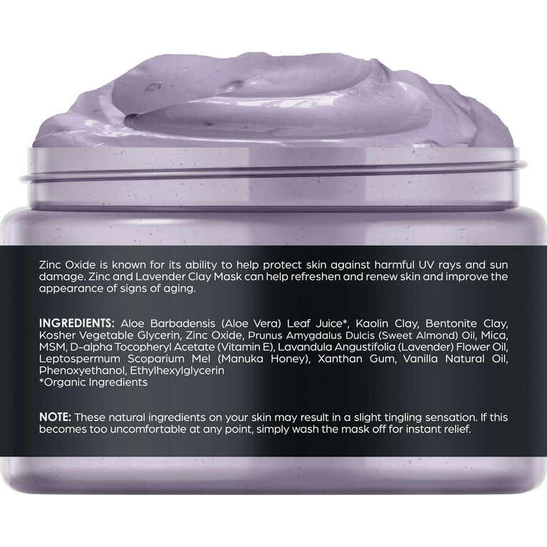 New York Biology Zinc Oxide Facial Mask 6 oz – Moisturizing and