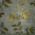 thumbnail image 2 of Emery, Kristin 15x15 Black Ornate Wood Framed with Double Matting Museum Art Print Titled - Gold and Brown Leaves Faith, 2 of 4