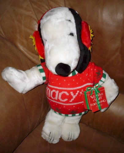 macy's snoopy stuffed animal