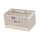 thumbnail image 3 of Caja de joyería grande Perfecl organizador de pendientes Beige, 3 of 8