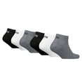 thumbnail image 2 of PUMA Lote de 6 calcetines para niños - Plain Sneaker ECOM 6P, logotipo, color liso Negro/Blanco/Gris 27-30, 2 of 5