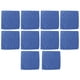 thumbnail image 4 of Paños de limpieza de microfibra suave, paquete de 10, cuadrados azules para uso en el hogar y la cocina, 4 of 8