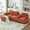 Orange + Corduroy + Foam + 4 Seat, variant on SOULART 104.72" Cloud Couch, Black Sectional Sofa with L-Shape Design, 4-Seater Segmented Configuration for Living Room