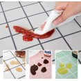 thumbnail image 3 of HQJHQS Heavy Duty Vinyl Table Cloth Plastic Tablecloths, Waterproof Oil Proof Spill Proof Tablecloth, Wipe Clean Square PVC Table Cover for Indoor and Outdoor Use 35x35 Inch 90x90cm, Lauret, 3 of 5