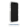 thumbnail image 4 of onn. Rugged Phone Case with Holster for iPhone 16 - Clear, 4 of 11