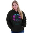 thumbnail image 3 of Vaporwave NASA Space Shuttle Specs Hoodie Sweatshirt Women Men Brisco Brands S, 3 of 6
