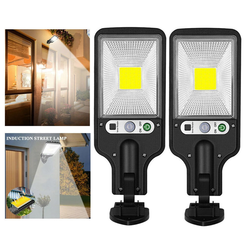 Solar Motion Sensor Lights Outdoor with 3 Modes and 1200mAh Battery
