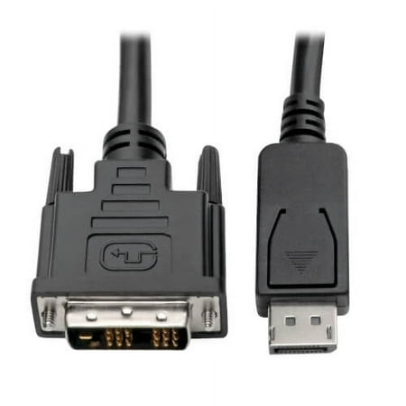 UPC: 0037332213563 | Tripp Lite DisplayPort to DVI-D Adapter Cable DP w/ Latches M/M 1080p 3ft 3