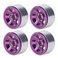thumbnail image 1 of Ensemble de Moyeux de Pneu RC, Forte Praticabilité Réutilisable 4 Pcs Moyeux de Roue RC pour Mise à Niveau, Violet, Vert, 1 of 8