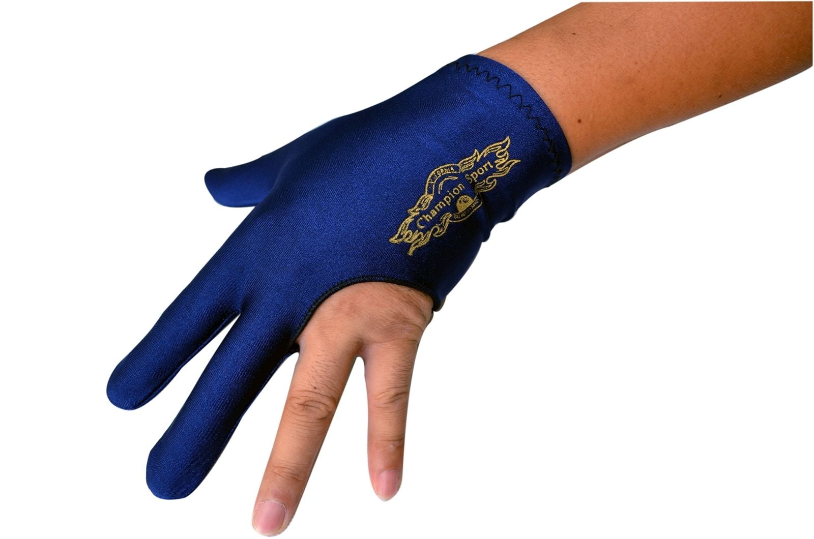 Champion Sport Dark Blue Billiards Left Hand Glove For Pool Cue by