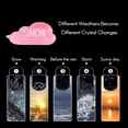 thumbnail image 3 of TIMIFIS Crystal Bottle Weather Items Bottle Colorful Desktop Transparent Crystal Glass Gift 150ml Kitchen Gadgets, 3 of 4