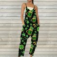 thumbnail image 1 of Styesk Pantalons pour Femmes Combinaisons Sans Manches Amples Combinaisons en Lin à Jambes Larges, 1 of 5