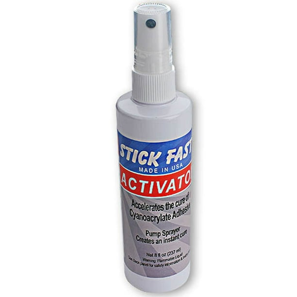 Stick Fast 101 Ca Glue Activator, 8 Oz Pump