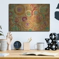 thumbnail image 6 of Luxe Metal Art 'Contemporary Paisley' by Silvia Vassileva, Metal Wall Art, 16" x 12", 6 of 9