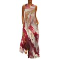thumbnail image 2 of Garnet & Gold Pour Long Dress dresses korean style clothing wom summer02 luxury woman eving dress Dress, 2 of 7