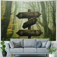 thumbnail image 4 of BCIIG Signpost Tapestry Wall Hanging Graphic Tapestries for Home Wall Decor Art Living Room Bedroom Apartment Farmhouse Dorm 60x50inch, 4 of 6