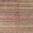 thumbnail image 1 of Ahgly Company Indoor Square Contemporary Camel Brown Abstract Area Rugs, 6' Square, 1 of 6